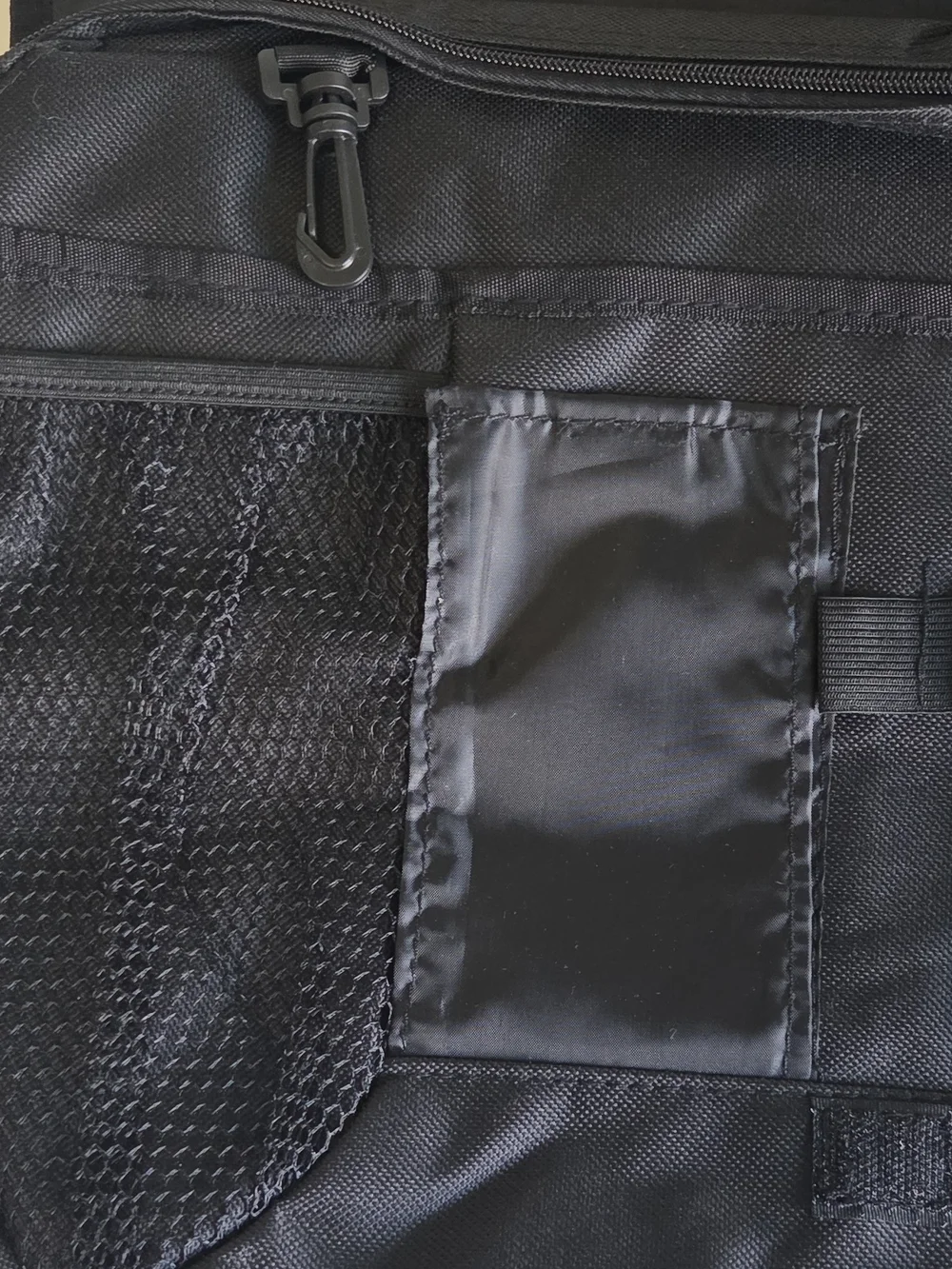 Black Laptop Messenger Bag  - Durable Everyday Carry Padded Divider Multi Pocket